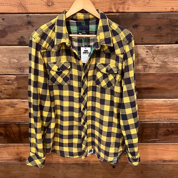 Jimmy Hendrix One-of-a-Kind MadAndie Custom Unisex Plaid Vintage Shirt - Picture 2 of 8